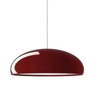 Simple Hanging Lamp with glossy red finish and modern design, ideal for stylish home decor.