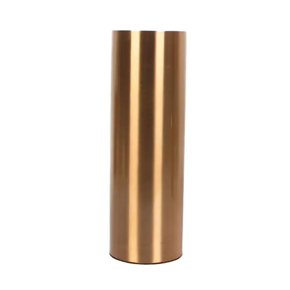 Cylindrical Metal Nordic Vase