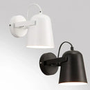 Nordic Bell Bedside Wall Lamp showcasing white and black bell-shaped designs for stylish lighting solutions.