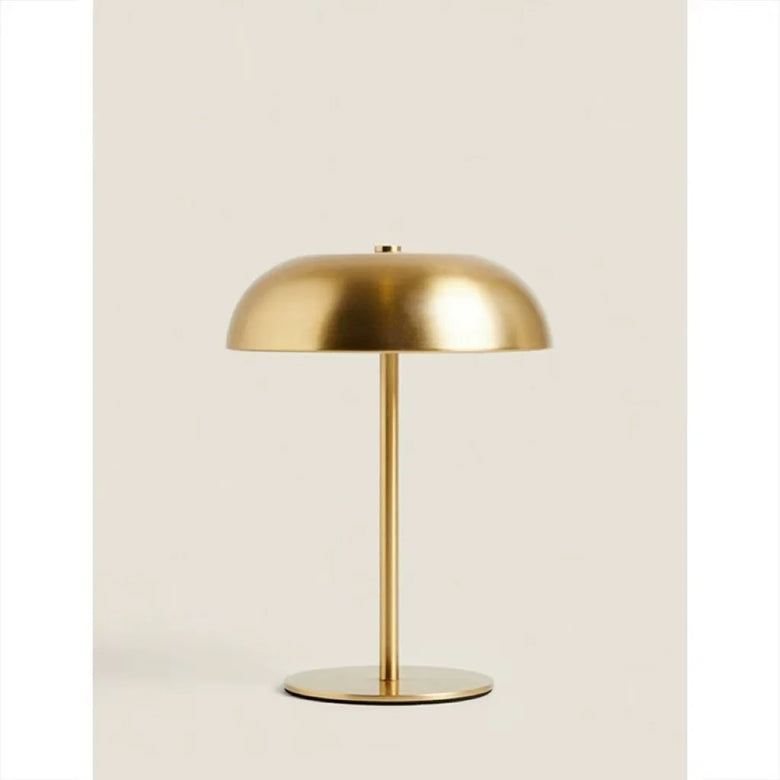 Mid-Century Mushroom Table Lamp – Cordless, Rechargeable