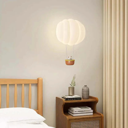 Wall Light Fixtures, Wall Light Fixtures, Wall Light Fixtures, Charming Pumpkin Hot Air Balloon Wall Lamp for Kids' Rooms