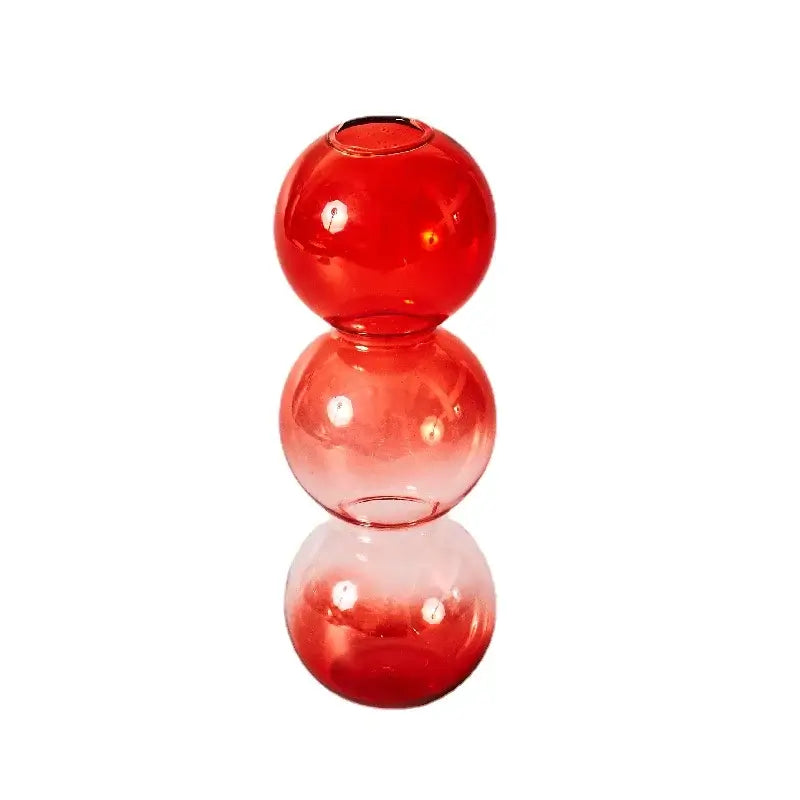 Elegant Red Glass Candle Holders | Shop Now