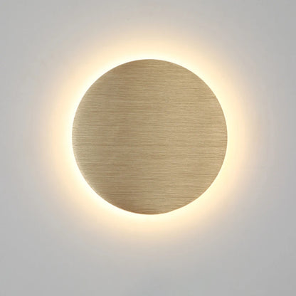 Wall Lamp: Modern Copper Round