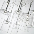 Neo Transparent Light Fixture: Elegant Scandinavian Design
