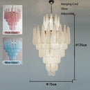 Vintage Drop Glass Chandelier with LED