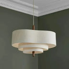 Elegant Linen Chandelier – Timeless & Versatile