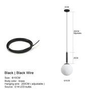 black wire 15CM