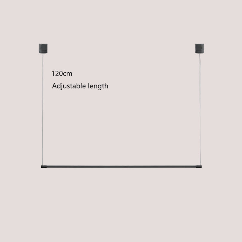 Super Simple Line Lighting | Modern LED Pendant Lamp with adjustable length of 120cm.