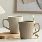Nordic Matte Striped Ceramic Mug 500ml