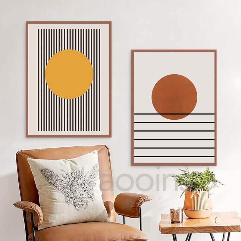 Posters, Prints, & Visual Artwork, Posters, Prints, & Visual Artwork, Posters, Prints, & Visual Artwork, Geometry & Primary Colours Mid-Century Modern Posters