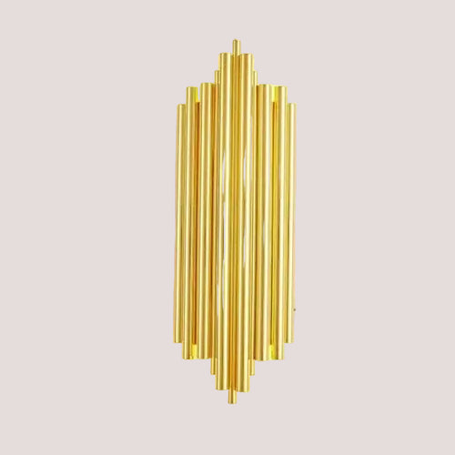 Unique Collection of Art Deco Sconces in a stunning gold design, perfect for adding luxury to any space.