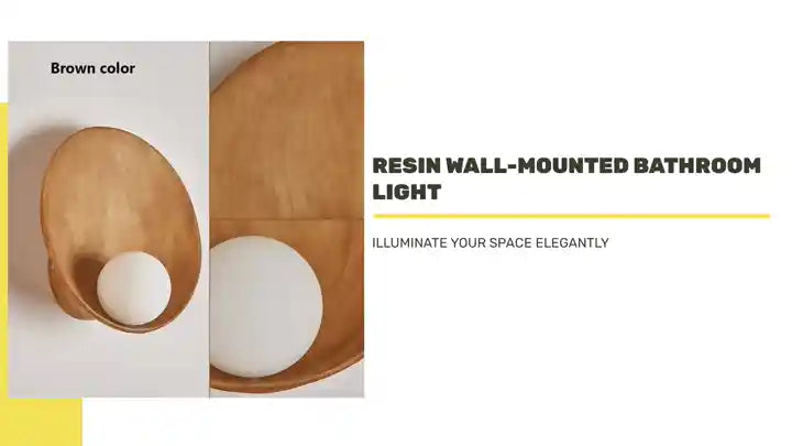 Resin Wall-Mounted Bathroom Light by@Outfy