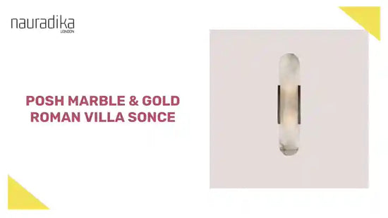 Posh Marble &amp; Gold Roman Villa Sonce by@Outfy