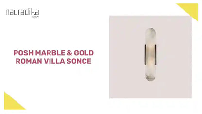 Posh Marble &amp; Gold Roman Villa Sonce by@Outfy