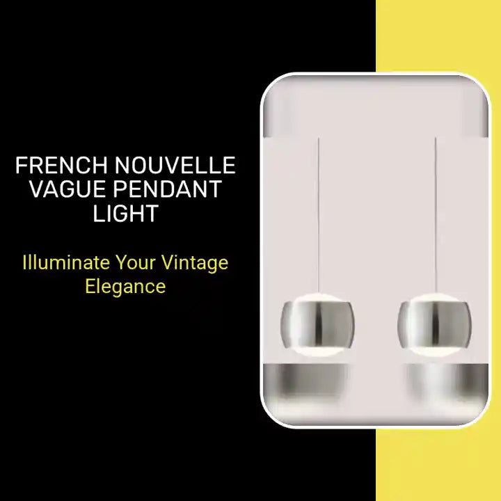 French Nouvelle Vague Pendant Light by@Outfy