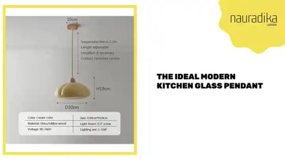 The Ideal Modern Kitchen Glass Pendant by@Outfy