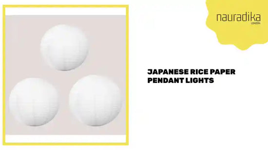 Japanese Rice Paper Pendant Lights by@Outfy