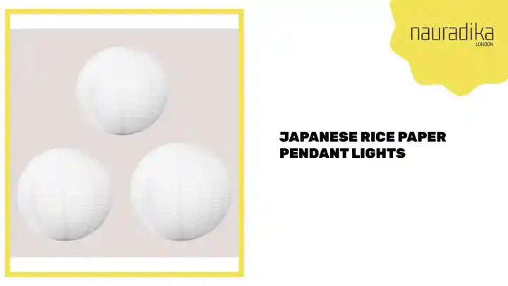 Japanese Rice Paper Pendant Lights by@Outfy