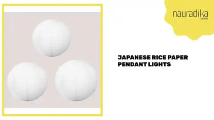 Japanese Rice Paper Pendant Lights by@Outfy