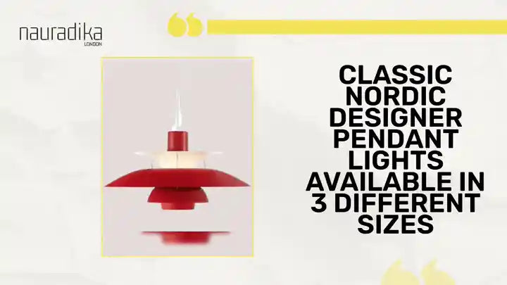 Classic Nordic Designer Pendant Lights Available in 3 different sizes by@Outfy