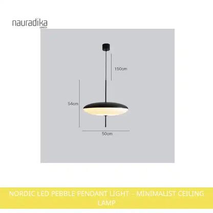 Nordic LED Pebble Pendant Light – Minimalist Ceiling Lamp, pebble-inspired design, soft LED lighting, ideal for modern interiors