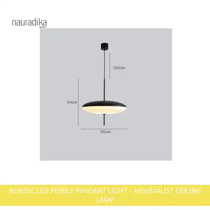 Nordic LED Pebble Pendant Light – Minimalist Ceiling Lamp, pebble-inspired design, soft LED lighting, ideal for modern interiors