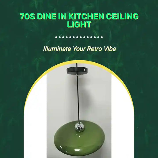 70s Dine In Kitchen Ceiling Light by@Outfy