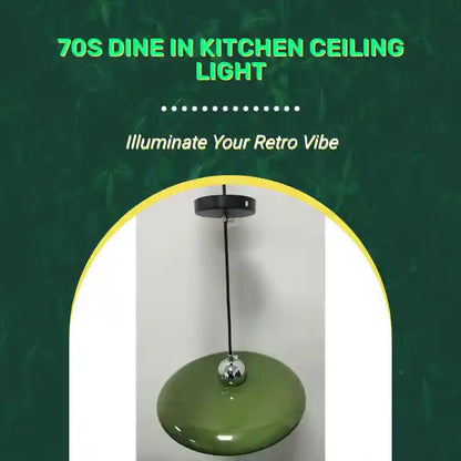 70s Dine In Kitchen Ceiling Light by@Outfy