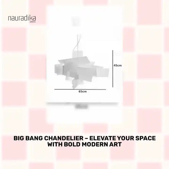 Big Bang Chandelier &ndash; Elevate Your Space with Bold Modern Art by@Outfy