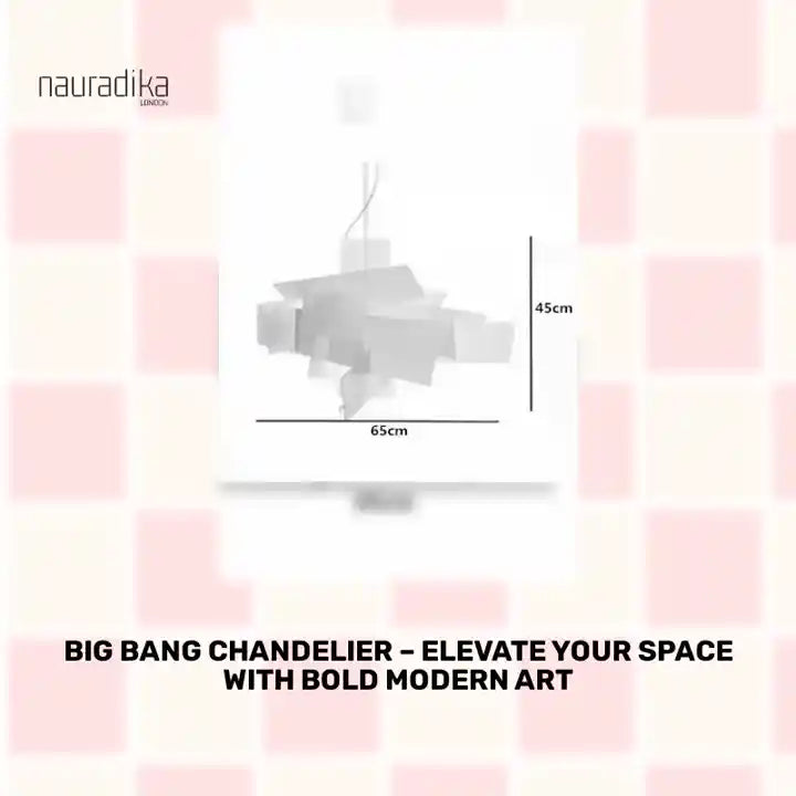 Big Bang Chandelier &ndash; Elevate Your Space with Bold Modern Art by@Outfy
