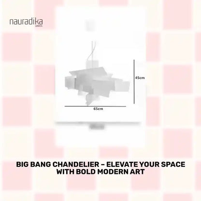 Big Bang Chandelier &ndash; Elevate Your Space with Bold Modern Art by@Outfy