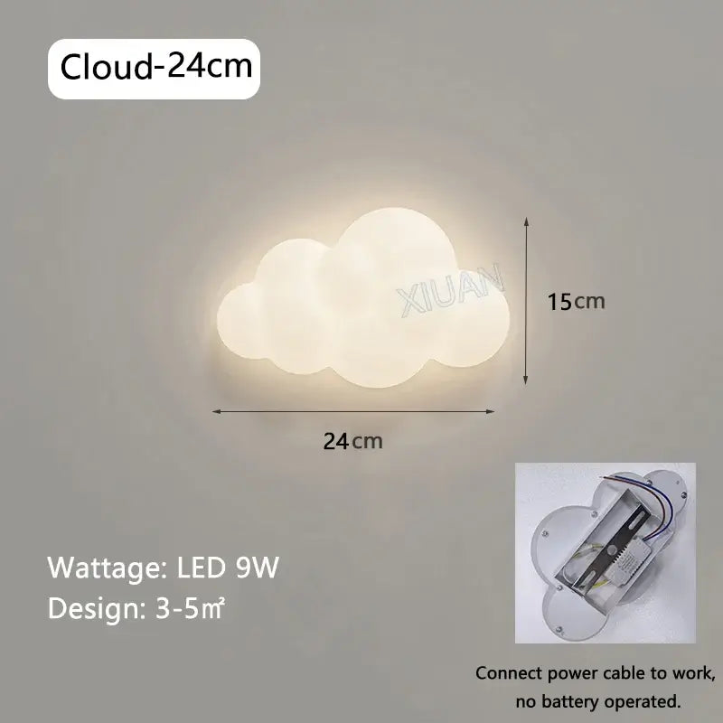 Cloud Wall Light Cordless Scounce