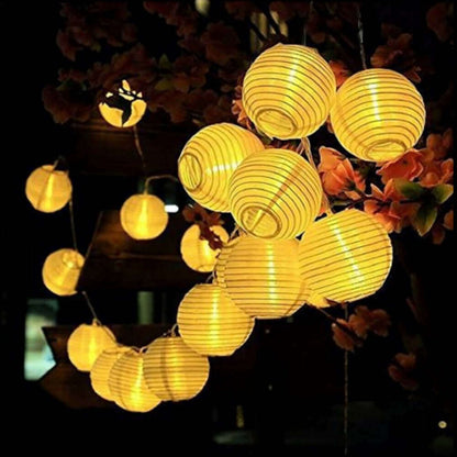 Lighting, , Lighting, Outdoor Rice Paper Festoon Lights Garland