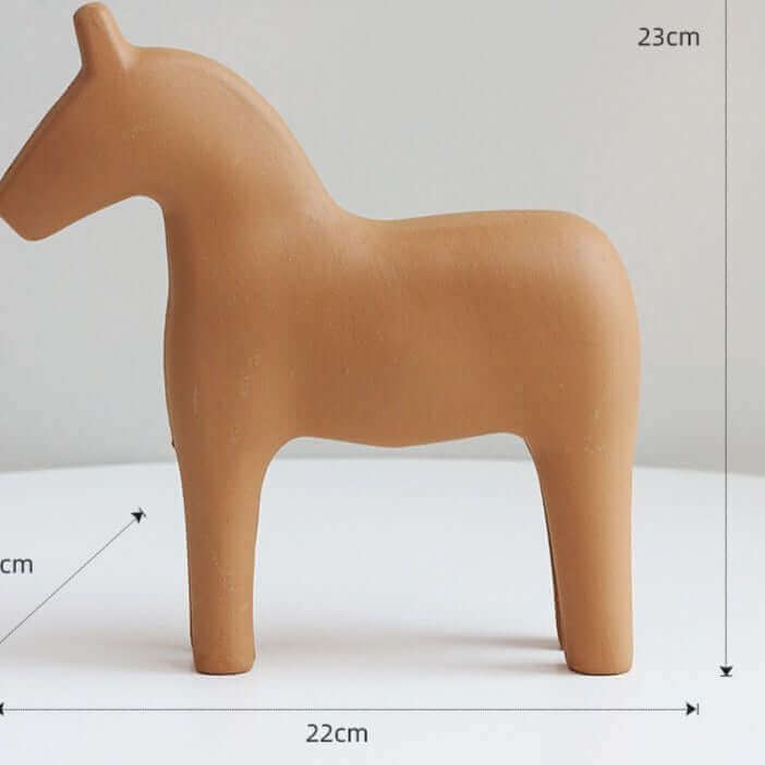 You will find Colourful Wood Horse Statues, £18.0 on www.nauradika.com in our collection: Sculptures & Statues