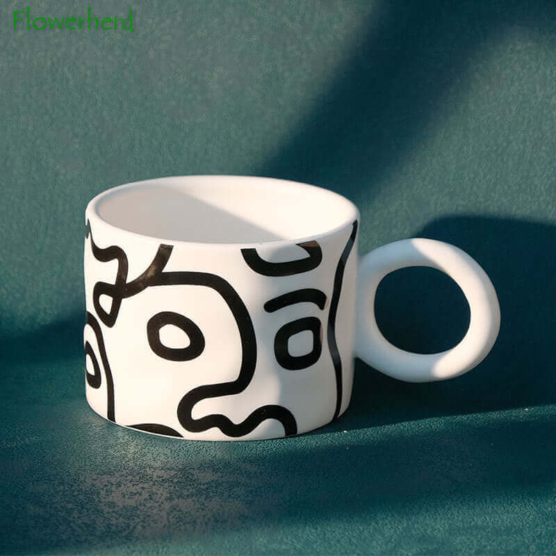 Matisse Mug: Unique 400ml Artistic Ceramic Drinkware